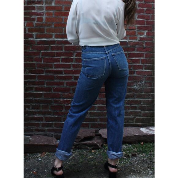 Vintage 80s Coca‑Cola Jeans | High‑Waist Straight Leg Medium Wash Denim | 28" - Picture 1 of 8